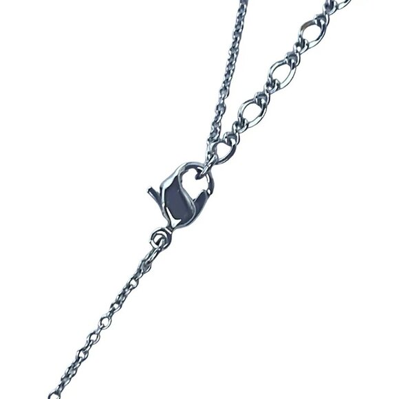 Auth SWAROVSKI - Silver Clear Hardware Swarovski Crystal Necklace - Picture 4 of 4